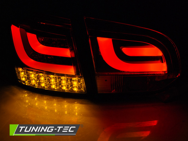 LED Lightbar Design Rückleuchten für VW Golf 6 (VI) 08-12 chrom/rauch